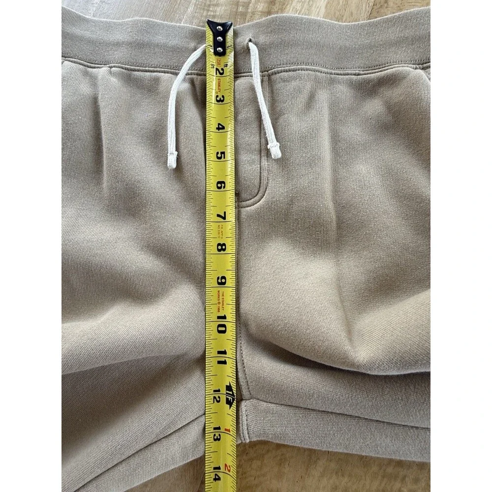 Polo Ralph Lauren Jogger Sweatpants Men Sz S Khaki Tan Nautical coastal EUC